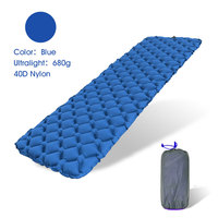 Tapis de couchage pour le camping Tapis de camping ultraléger avec oreiller Tapis de couchage gonflables Compact pour le camping Matelas de haute qualité