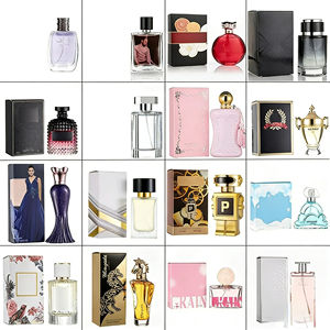 Ensemble cadeau de flacons de <span class=keywords><strong>parfum</strong></span> miniatures arabes en verre doré estampé, de marque de luxe originale, pour femmes <span class=keywords><strong>et</strong></span> hommes, en gros, personnalisé - Product Image 3