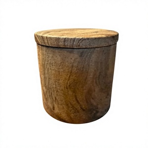 Classic Wooden <b>Storage</b> <b>Jar</b> Airtight Seal 250mL Capacity Multifunction Pantry Organization Custom Engraved Wooden Lid - Product Image 6