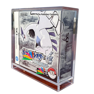 RAY YI Nintendo DS Vitrine de protection Grande boîte en acrylique pour <span class=keywords><strong>Pokemon</strong></span> SoulSilver Matière plastique polie - Product Image 1