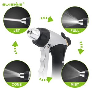 Pistolas de <span class=keywords><strong>Agua</strong></span> de Jardín de Aleación Resistente SUNSHINE - Rociador <span class=keywords><strong>con</strong></span> Gatillo Frontal Ajustable y Cabezal de Latón para Exteriores y Patios - Product Image 2