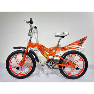 Bicicleta BMX de 20 pulgadas de color personalizada, freno en V, acrobacias acrobáticas, rueda de acero ligera, amortiguador trasero, opciones Unisex - Product Image 4