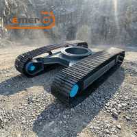Plateforme de transport sur chenilles hydraulique de 12 tonnes à commande à distance, personnalisée en usine, pour l'exploitation minière, la construction et l'ingénierie des carrières