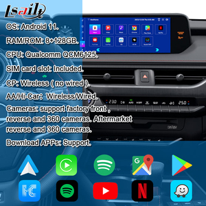 Interfaz de Video para Automóvil Lsailt con Android 13 para <span class=keywords><strong>LEXUS</strong></span> <span class=keywords><strong>UX250</strong></span> 2018+, Módulo de Infoentretenimiento Android con YouTube, Netflix, Google Play - Product Image 6