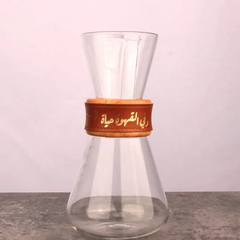 인쇄 로고 PU 가죽 유리 컵 커버 간단한 가죽 커피 머그 병 슬리브 홀더 Eid 선물