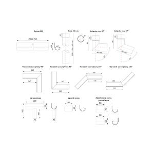 Gouttière de protection extérieure pour toits, terrasses et balcons avec canal de drainage robuste, flux d'eau de pluie fluide et conception durable - Product Image 4