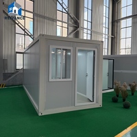 Maison conteneur solaire RELYANCE 40 pieds, structure en acier léger, conteneur métallique multi-usages pour villa et entrepôt 20 pieds/40 pieds