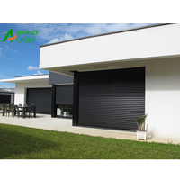 Persianas de seguridad inteligentes de aluminio con control Wifi para puertas enrollables avanzadas de escaparates