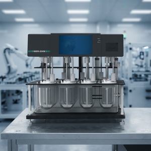 Drawell DW-MDS-2008DS 8 Vessel Dissolution Tester 10-300RPM 45C Water Bath Solid Preparation Release <b>Analysis</b> <b>Instrument</b> - Product Image 4