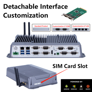 N300 không quạt nhúng công nghiệp mini Box <span class=keywords><strong>PC</strong></span> với Intel Celeron và core 4/7/8/10th-i3/i5/i7 CPU - Product Image 4