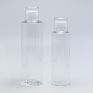 Wholesale Empty 150ml 200ml Flat Shoulder Skincare Toner Bottle Lotion <b>Plastic</b> Pet Shampoo Bottles Cosmetics Bottle with Top <b>Cap</b> - Product Image 3