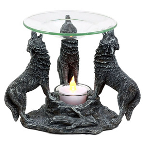 Maßgefertigte Wohnraumdekoration Harz-Neuheit Nachtlicht <span class=keywords><strong>Wolf</strong></span> Duftölbrenner - Product Image 6