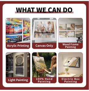 Arte Moderna Fiore Brillante Poster Stampato su Acrilico con Cornice Ecologica Decorazione Murale Dipinto Acrilico <span class=keywords><strong>di</strong></span> Fiori per Soggiorno - Product Image 6