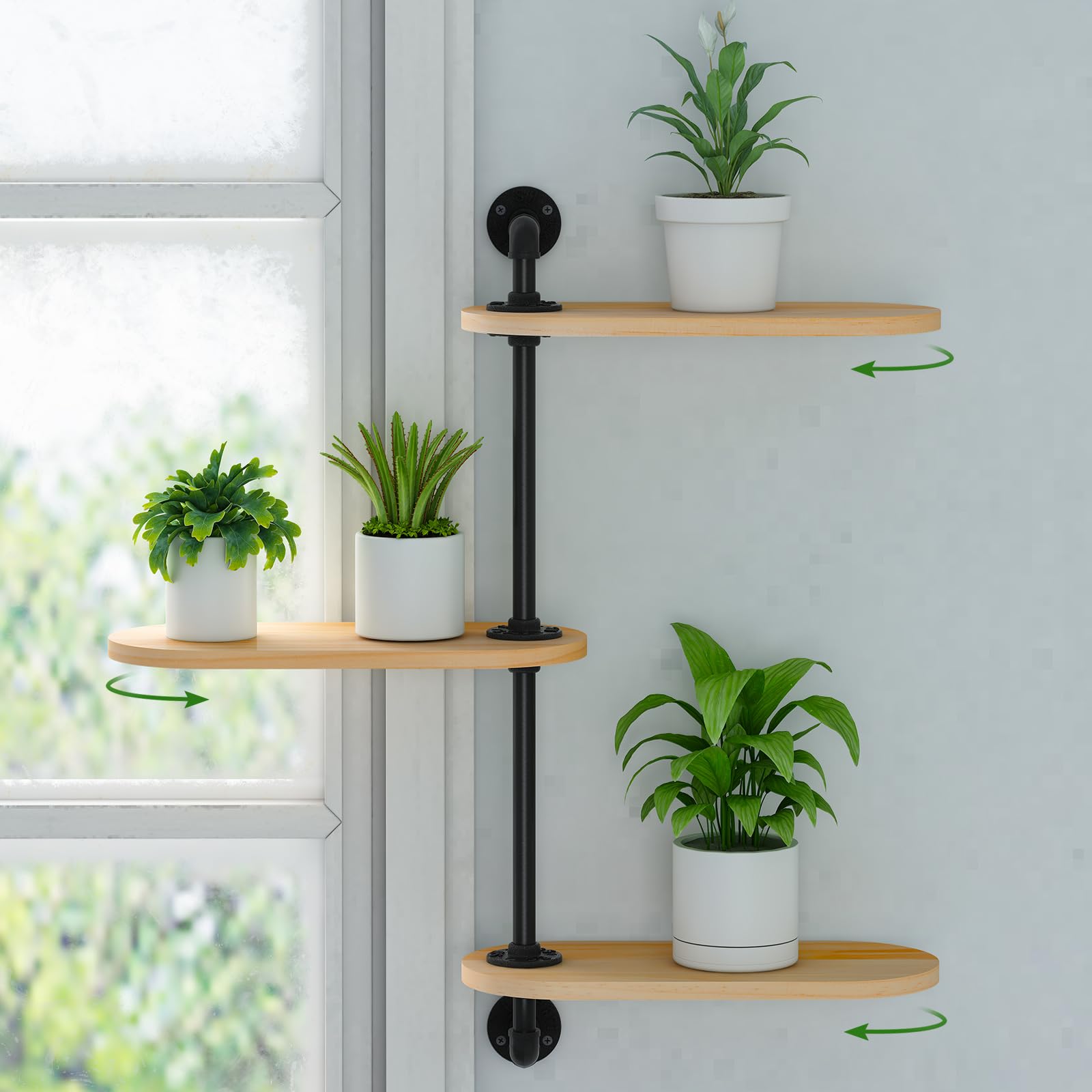 Drehbares Pflanzenregal fr Fenster, 3-stckiger Holz-Pflanzenstnder fr  Innenrume, Holz-Fensterbrett, Blumentopf-Organizer und Aufbewahrung|  Alibaba.com