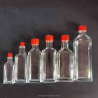 Bouteille en verre d'huile de carthame d'usine avec bouchon à vis flacon de gouttes oculaires de baume essentiel pour la Thaïlande et le Vietnam bouteille d'huile médicamenteuse