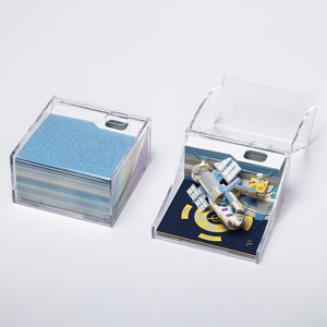 Độc đáo <span class=keywords><strong>3D</strong></span> tàu vũ trụ thiết kế Memo Pad lễ hội lá lỏng lẻo đồ trang trí máy tính để bàn cho trẻ em 'sinh Nhật trở lại Quà Tặng - Product Image 2