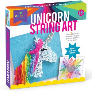 Arts &amp; Crafts Projects Sunflower <strong>Nail</strong> Art <strong>Kit</strong> Unicorn Series DIY String Art Craft <strong>Kit</strong> for Kids Adults with String Foam Wood - Product Image 1