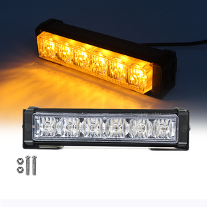 Xe 6 <span class=keywords><strong>LED</strong></span> cảnh báo thanh ánh sáng lưới tản nhiệt không thấm nước <span class=keywords><strong>LED</strong></span> thanh ánh sáng khẩn cấp đèn nhấp nháy cho xe tải offroad - Product Image 1