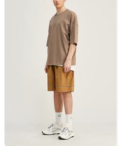 Maglietta personalizzata a tracolla di lusso Streetwear all'ingrosso T-Shirt da uomo personalizzata-all'ingrosso, oversize Plain-T-shirt-all'ingrosso - Product Image 6