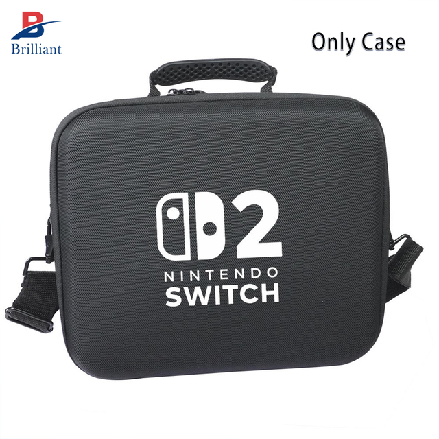 Hard Shell Switch 2 Carrying Case Portable Protective Travel Case for Switch 2 Large Capacity Storage Bag for Switch 2