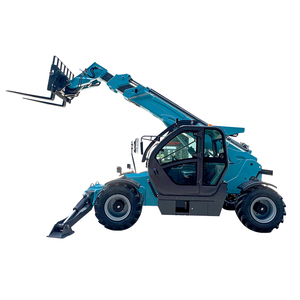 Chariot télescopique solaire 3500 kg, portée 10 m, avec niveleuse, tarière et benne en option pour les travaux de préparation des terres agricoles et de chantier - Product Image 6