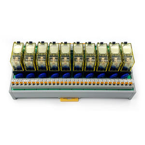 Shimaide 10-Way 1-on-오프라인 인라인 릴레이 모듈 24VDC 전원 릴레이 10DO-1CO-DRY-T/T 2 암페어 이상 - Product Image 4