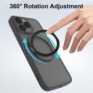Funda de teléfono con soporte para Iphone X 7 8 10 11 12 13 14 15 Max Pro Plus, funda de anillo, carga inalámbrica magnética Sjk257 Laudtec - Product Image 5