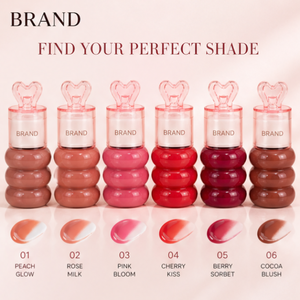 Private Label Vegan <b>Lip</b> Plumping <b>Lip</b> Gloss Love Cover Gourd <b>Lip</b> Glaze Natural Look Moisturizing - Product Image 2