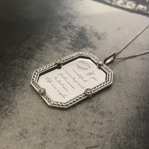 025, Модный кулон из золота 9 карат 10 карат 14 карат 18 карат, кулон для детской марки, ожерелье из настоящего золота, персонализированные украшения на заказ - Product Image 5