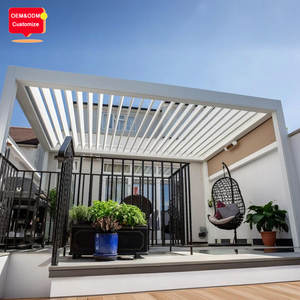 Kits <span class=keywords><strong>de</strong></span> toit en aluminium imperméable à l'eau, gazebo <span class=keywords><strong>de</strong></span> <span class=keywords><strong>jardin</strong></span> extérieur, <span class=keywords><strong>abri</strong></span> bioclimatique moderne <span class=keywords><strong>de</strong></span> luxe, terrasse pergola, couverture <span class=keywords><strong>de</strong></span> patio - Product Image 1