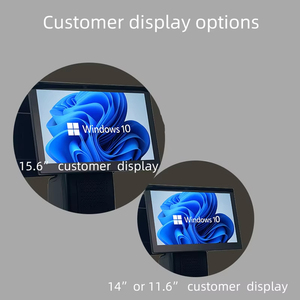 15.6 inch Dual-Screen POS Tiền mặt đăng ký với 58 Mét máy in <span class=keywords><strong>Windows</strong></span> <span class=keywords><strong>7</strong></span>/10/11 khách hàng tùy chọn hiển thị - Product Image 4