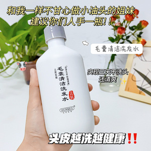 Hunmui Follicle Cleansing <b>Shampoo</b> 2-In-1 Herbal Salicylic Acid Anti-Dandruff Deep Cleansing For Oily Hair Female - Product Image 3