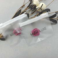 Sacs à fermeture éclair en PVC personnalisés Petit sac à fermeture éclair en PVC pour l'emballage de bijoux Sac en plastique avec emballage cosmétique à fermeture éclair