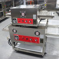 Four à pizza électrique à convoyeur de 18 pouces, en acier inoxydable 304, four à pizza à tunnel à chaîne, 400 ℃   À vendre