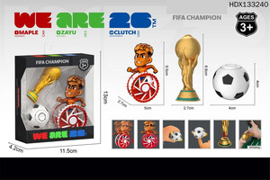 Promotion : <span class=keywords><strong>Pack</strong></span> assorti de 3 articles pour supporters de football : Mascotte, Tasse, Trophée, Sifflet et Fidget Spinner - Product Image 6