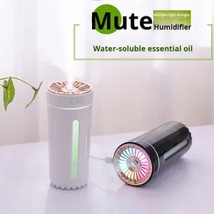 300ml Small Car & Household Humidifier Aromatherapy Ambient Light <b>Large</b> Spray Humidistat for Humidity Control Car Air Purifier - Product Image 3