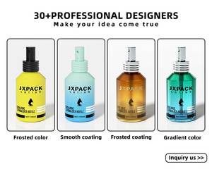 Bao Bì Mỹ Phẩm 15Ml-200Ml Chai Thủy Tinh Đeo Vai Màu Đen Mờ Có Nắp Bơm Màu Vàng Bộ Lọ Kem Dưỡng Da Nhỏ Giọt - Product Image 6