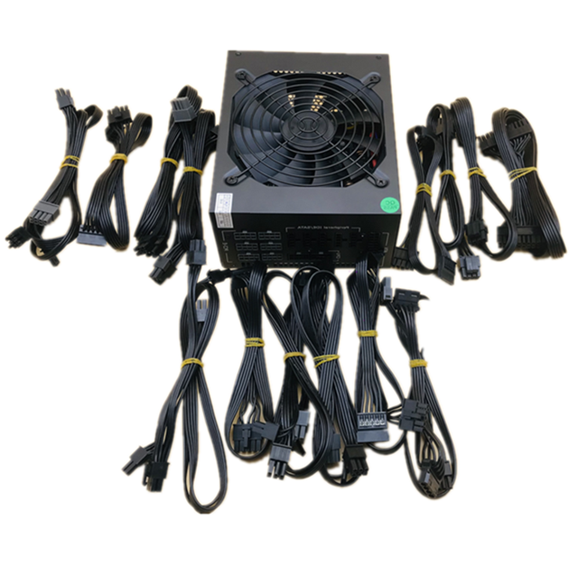 Whole Module Power Supply Unit 2000W for Desktop & Server Supports 8 GPUs Multi Graphics Cards in Stock Lekang Lingmao