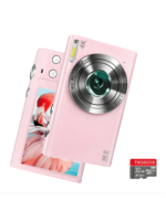 Kamera Digital 4K Vlog Kamera Video YouTube Vlogging 48MP Layar 2.8INCI 16X Zoom Digital CMOS Tahan Air Stabilisasi Gambar