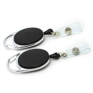 High Quality <b>Plastic</b> Customized Business Card Holder Badge Holder Retractable Reels with Logo 3 in - Product Image 6