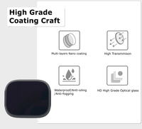 Kit de filtre pour drone DJI personnalisé ND 16 ND32 ND64 /CPL/UV/VND/filtre ND-PL pour accessoires de caméra pour drones DJI Mini 3 Pro
