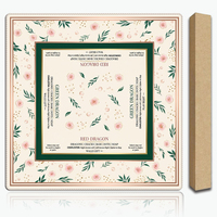 Tapis de Mahjong américain 33 pouces en néoprène, tapis de Mahjong de luxe à imprimé floral personnalisé, haute qualité, USA DDP