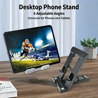 Support de téléphone pliable et réglable, support de tablette portable pour iPhone iPad