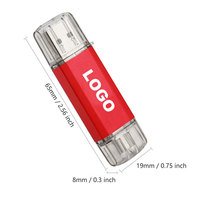 Clé USB en gros pas chère 64 Go 32 Go 3.0 2.0 OTG Clé USB 16 Go 8 Go 128 Go Clé mémoire Type-C pour iPhone 17 16 15