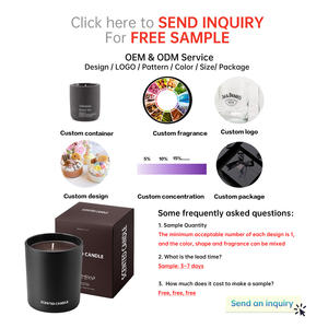 Bougie pilier en cire d'abeille de luxe personnalisée avec un bocal en verre givré et un emballage en boîte avec couvercle pour les fêtes de Pâques, Diwali et les bars - Product Image 3