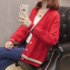 Cárdigan <span class=keywords><strong>de</strong></span> Suéter para Mujer con Frente Abierto, Manga Larga, Cuello en V y <span class=keywords><strong>Rayas</strong></span> <span class=keywords><strong>de</strong></span> Arcoíris, Moda <span class=keywords><strong>de</strong></span> Primavera y Otoño para Dama - Product Image 6