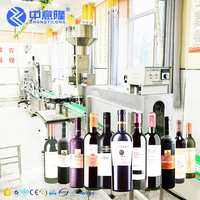 Ligne complète de production de vin, y compris les machines d'extraction/fermentation/remplissage bouchage/bouchage/étiquetage/codage/boxe/palettisation