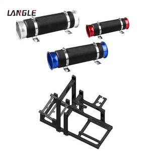 Tubo de extensión de modificación de entrada de aire frío para modificación de coche, manguera de escape de Estela de admisión Universal de 76mm - Product Image 5