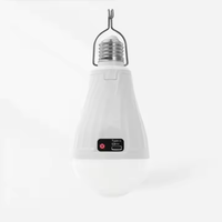 E27/B22 bohlam LED Multifungsi, bola lampu SMD mode cahaya kuat/lemah, kait logam tipe dunia untuk penggunaan rumahan daya AC/DC