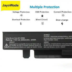 2950毫安时A41-X550A笔记本电池，适用于华硕A450 A550 F450 F552 K450 K550 P450 P550 R409 R510 R510C X450 X550 A41-X550电池 - Product Image 3